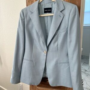 Giorgio Armani Light Blue Ladies Blazer